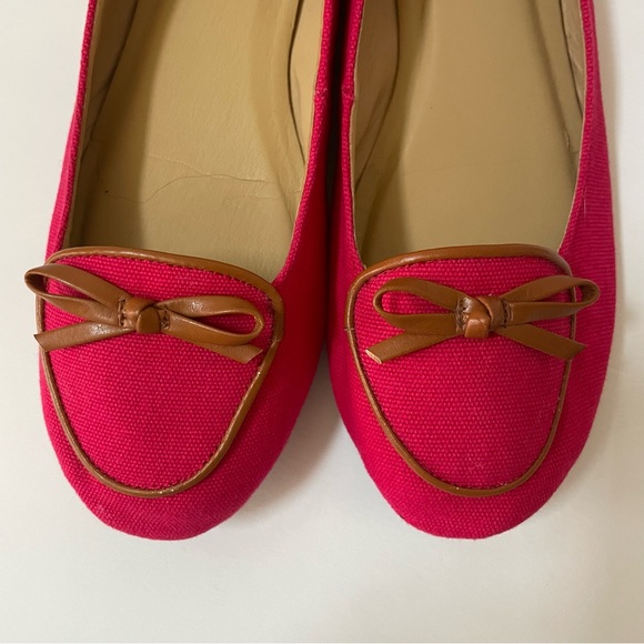 Talbots Hot Pink Fabric Ballet Slipper Size 8.5 - Picture 8 of 14